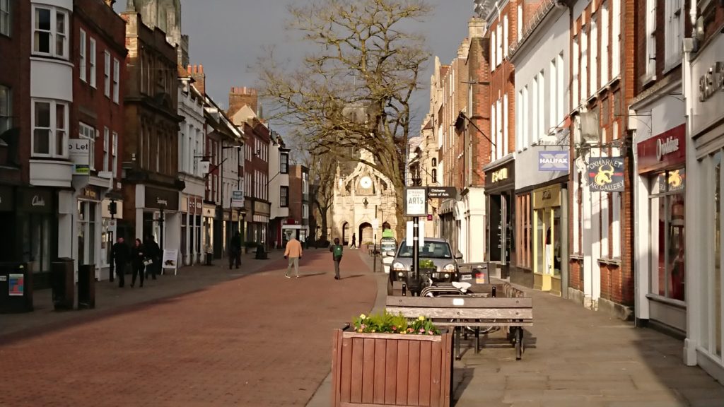 Chichester city centre West Sussex