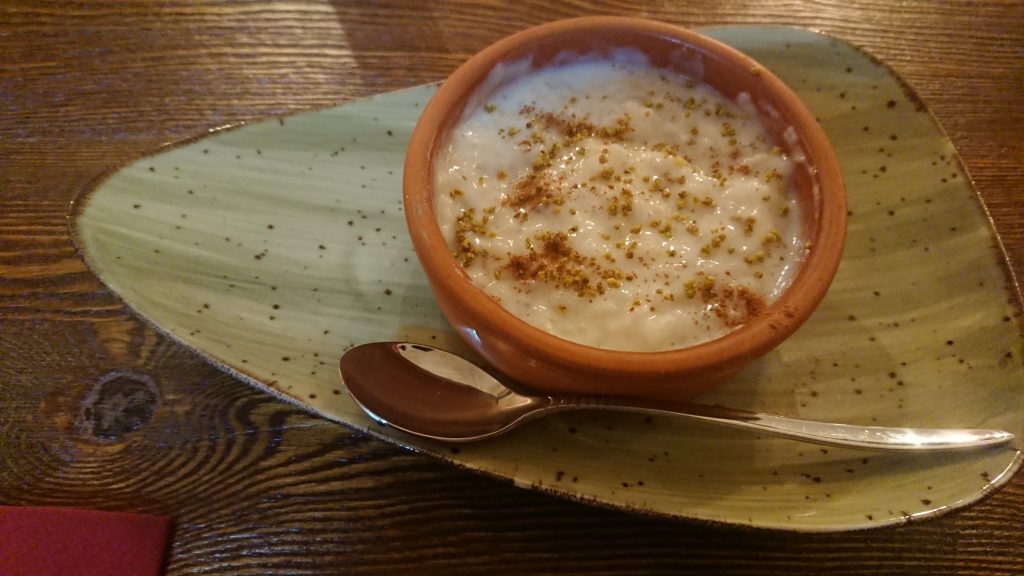 Rice pudding in Chichester